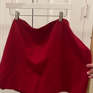Abercrombie & Fitch Red Scarlett Mini Skort